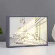 светильник-ночник 3W Белый &quot;Солнечная комната&quot; LED от USB 3,5х15,5х21,5 см