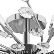 Люстра на штанге Lightstar без лампы 791184 ISABELLE 8х40W G9 хром
