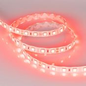 Светодиодная лента Красный 5060 24V 14.4W/m  60Led/метр герм (силикон) 015597  RTW 2-5000SE  LUX