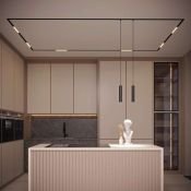 Трековый светильник   8W Белый дневной 033608 MAG-ORIENT-FLAT-L235 прямоугольник трековый черный