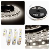 Светодиодная лента Белый дневной 5050 12V 14.4W/m 60Led/метр 00-129 Стандарт 10мм IP20 Светодиодная лента Белый дневной 5050 12V 14.4W/m 60Led/метр 00-129 Стандарт 10мм IP20