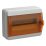 Корпус пластиковый TF5-KP72-N-12-65-K03-K09 КМПн-12 IP65 оранжевая прозрачная дверь TEKFOR IEK