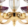 Люстра подвесная Osgona без лампы 697082 BARCATO 8х60W E14 золото/фиолетовый
