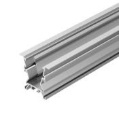 алюминиевый профиль с экраном ALU-WIDE-FL-H35-2000 ANOD+FROST (2м) 027887
