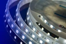 Светодиодная лента Белый 5060 12V 14.4W/m 60Led/метр герм (силиконовая трубка) 00-00000518 DSG 5050 W 60L-IP65 LUX