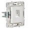 Розетка встраиваемая компьютерная IEK SKANDY SK-K10-1-K01 SK-K01W RJ45 кат.5E арктический белый