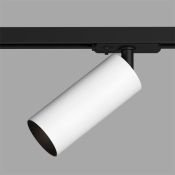 Трековый светильник однофазный  15W SOLID SCOPE DK6060-BW+BK под лампу GU10 IP20 на шинопровод белый/черный