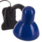 светильник настольный без лампы TLI-202  E27 00755 на прищепке синий