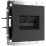 Розетка встраиваемая компьютерная двойная WERKEL Ethernet  RJ-45 W1182208 черный матовый