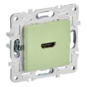Розетка встраиваемая HDMI IEK SKANDY SK-H10-K06 SK-H01G мятный