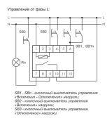 Реле импульсное (бистабильное) BIS-412i  с групповыми входами вкл. и выкл. EA01.005.018