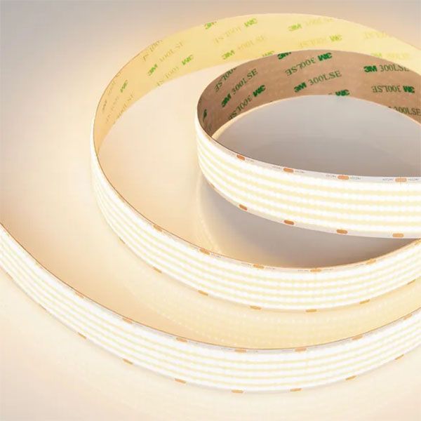 Светодиодная лента Белый теплый COB 24V 40W/m 1600Led/метр 052223 COB-X1600-30mm 3000K