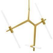 Люстра подвесная Lightstar без лампы 742063 STRUTTURA  6х40W G9 матовое золото
