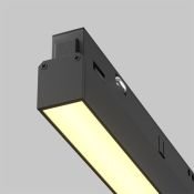 Трековый светильник 24W Белый теплый Базис/Basis Exility TR030-2-24W2.7K-B IP20 на магнитный шинопровод черный