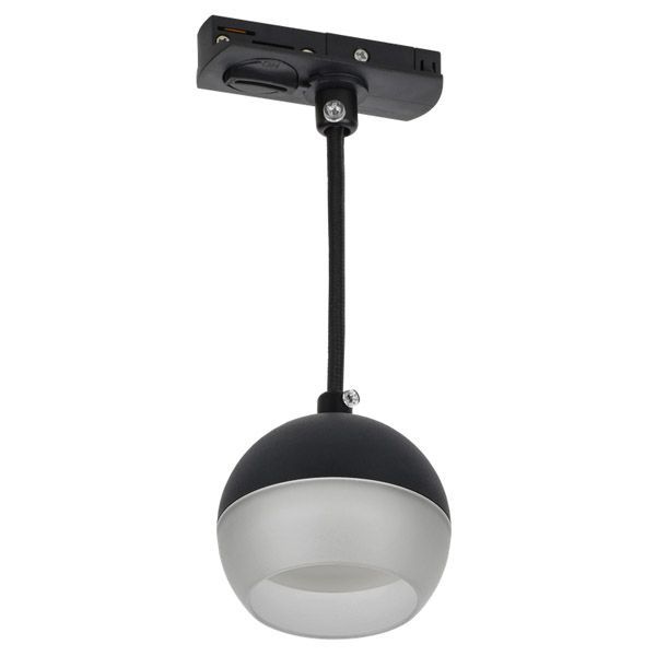 Трековый светильник IEK LIGHTING без лампы 4119 LT-UCB0-4119-GX53-1-K02 на шинопровод черный