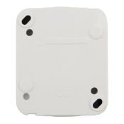 Розетка одноместная Mini OG KR-78-0605 с/з белая керамическая IP54 KRANZ