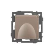 Штепсельная розетка встраиваемая Arlight SCT-MCP-PL-GD-V 16А 049837 с/з с крышкой золото IP44