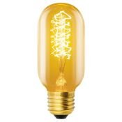лампа ретро накаливания Vintage форма цилиндр 40W UL-00000486 IL-V-L45A-40/GOLDEN/E27 CW01 диммируемая