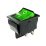 Переключатель  IRS-201-3C on-off, 15.0А, зеленый с подсветкой