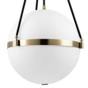 Люстра на штанге Lightstar без лампы 816047 MODENA 4х40W E27 латунь/черный