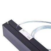 светильник  28W Белый дневной UL-00013519 ULO-K19A 28W-4000K-Z30-120 BLACK 220V IP40 линейный зигзагообразный подвесной черный