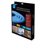 Светодиодная лента Синий 2835 24V 14.4W/m 120Led/метр 00-327 термостойкая IP68 Светодиодная лента Синий 2835 24V 14.4W/m 120Led/метр 00-327 термостойкая IP68