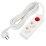 удлинитель с заземлением и выключателем Uniel UL-00010012 S-GCU2-5B WHITE 5м Ultra