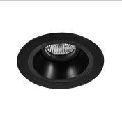 Встраиваемый светильник без лампы DOMINO ROUND МR16 D61707 GU5.3  круглый черный