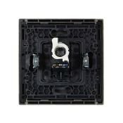 Розетка встраиваемая компьютерная IEK FORTE&PIANO RJ45 кат.5E FP532 сталь FP-K10-1-K46