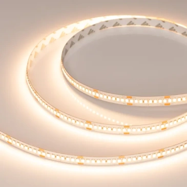 Светодиодная лента Белый теплый 2835 24V 22W/m 240Led/метр 055992  RT-A240-10mm 2400K однорядная