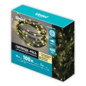 гирлянда РОСА Белый теплый UL-00012089 ULD-S10000-1000-DGA WARM WHITE IP20 DEW 100м