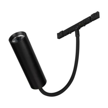 Магнитный трековый светильник  5W Белый дневной MAG-MICROCOSM-SPOT-FLEX-R26 24deg 24V черный 051785