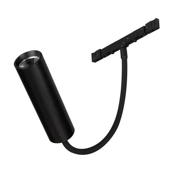 Магнитный трековый светильник  5W Белый дневной MAG-MICROCOSM-SPOT-FLEX-R26 24deg 24V черный 051785
