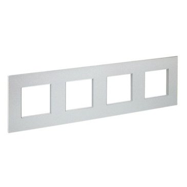 Рамка металлическая 4 поста IEK SKANDY SK-M42-M-K23 SK-F34S серебряный