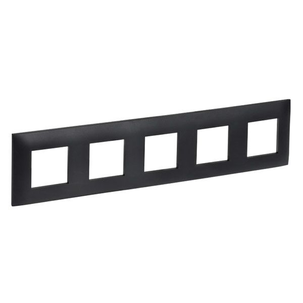 Рамка пластик 5 постов IEK SKANDY SK-M52-K02 SK-F05Bl черный