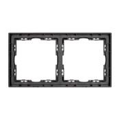 Рамка пластик 2 поста Arlight FRM-NOBE-SFPL-2-GR 054218 серый