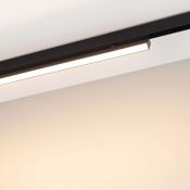 Магнитный трековый светильник 18W Белый теплый MAG-FLAT-FOLD-25-S600 100deg  24V на магнитный шинопровод черный 034238