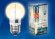светодиодная лампа шар  G45 Белый теплый  5W 08013 LED-G45P-5W/WW/E27/FR ALC02SL Crystal silver