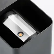 светильник  12W Белый дневной 046428 LGD-WALL-VARIO-S104x129-2x6W 220V IP54  двухсторонний прямоугольный накладной черный