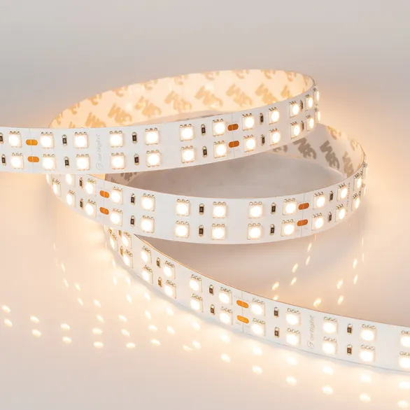 Светодиодная лента Белый теплый 5060 24V 34.4W/m 144Led/метр 025273(2) RT 2-5000 3000K 2x2 LUX
