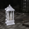 фигурка  светодиодная «Белый фонарь со свечками»  Белый теплый, LR44х3, 5.5х13х5.5 см