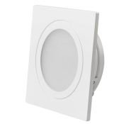 светильник   3W Белый 020763  LTM-S60x60WH-Frost 110deg 220V квадратный встраиваемый белый (с витрины)