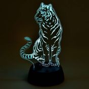 фигура светодиодная ТИГР UL-00008402 ULI-M507 RGB-3AA TIGER-BLACK