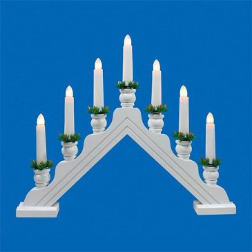 фигура с лампами накаливания НОВОГОДНЯЯ ГОРКА UL-00007389 UDL-L7301-007/SWA/WW WHITE BRIDGE
