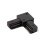 Коннектор для трека SOLID BASE TR1102-BK угловой черный