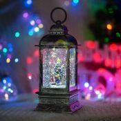 фигурка  светодиодная &quot;ФОНАРЬ&quot;  Белый, 501-065, 2Led, 4хААА, бронзовый корпус, IP20