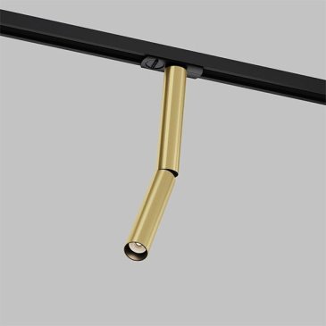 Трековый светильник  6W Белый теплый Фокус Двойной/Focus Unity 36deg TR142-1-6W3K-BS на шинопровод матовое золото