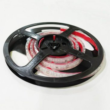 Светодиодная лента Желтый 3528 24V  9.6W/m 120Led/метр герм (силиконовая трубка+смола) 1 метр Уценка!!!