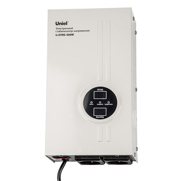 Стабилизатор напряжения релейный UL-00010576 U-DTRS-500W настенный 2 гнезда