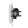Штепсельная розетка встраиваемая IEK BRITE 10А BR-R10-10-K91 РС10-1-0-БрАБ без з/к и без шторк арктический белый